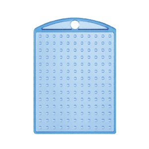 Pixelhobby - Nøglering, Blå Transparent
